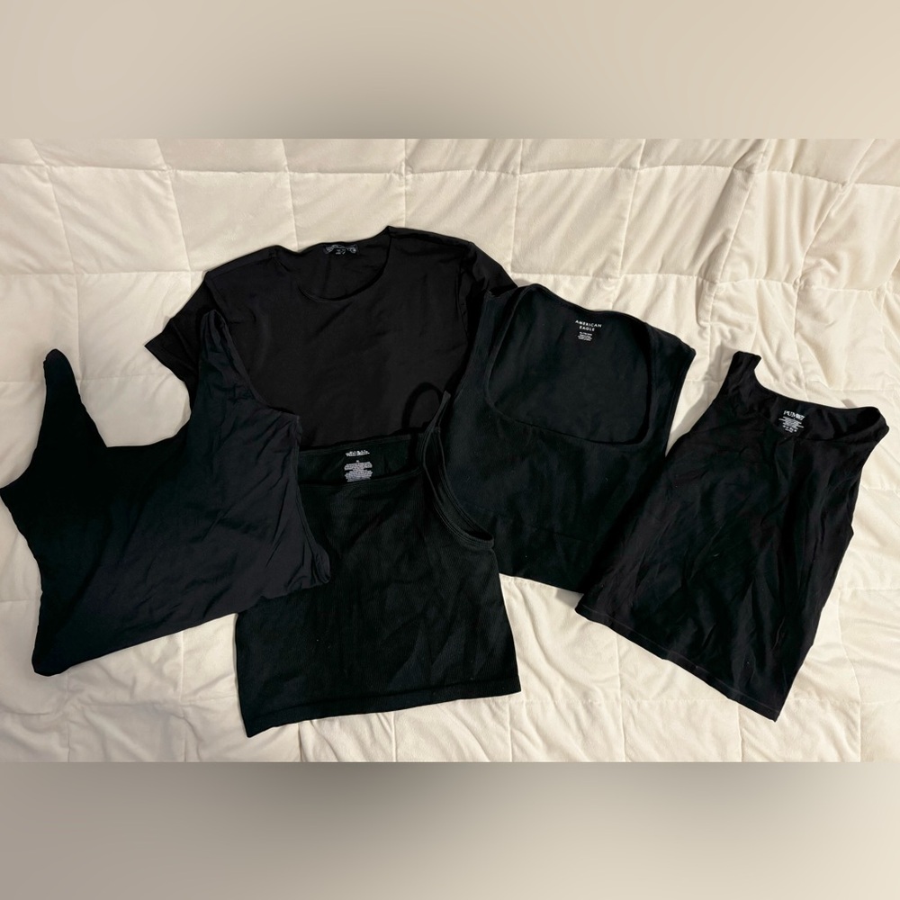 Black Bodysuit/Tank Top Bundle